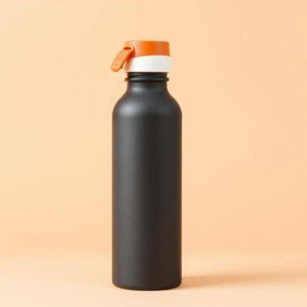 Black Clay Water Bottle